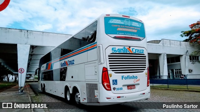 VUSC - Viação União Santa Cruz 3500 na cidade de Joinville, Santa Catarina, Brasil, por Paulinho Sartor. Número da foto: #7752609.