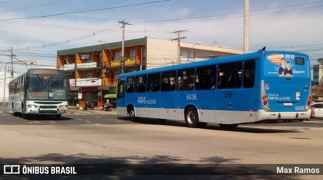 Nortran Transportes Coletivos 6436 na cidade de Porto Alegre, Rio Grande do Sul, Brasil, por Max Ramos. Número da foto: #7750434.