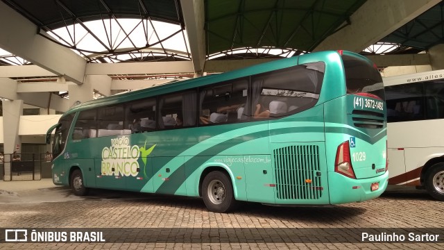 Viação Castelo Branco 1029 na cidade de Joinville, Santa Catarina, Brasil, por Paulinho Sartor. Número da foto: #7752334.