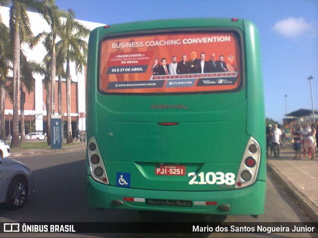 OT Trans - Ótima Salvador Transportes 21038 na cidade de Salvador, Bahia, Brasil, por Mario dos Santos Nogueira Junior. Número da foto: #7749591.