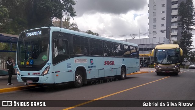 SOGIL - Sociedade de Ônibus Gigante Ltda. 5171 na cidade de Gravataí, Rio Grande do Sul, Brasil, por Gabriel da Silva Ristow. Número da foto: #7749925.