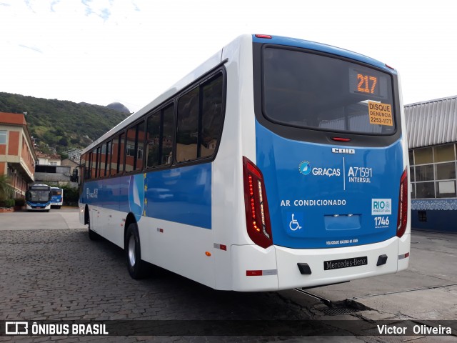 Viação Nossa Senhora das Graças A71591 na cidade de Rio de Janeiro, Rio de Janeiro, Brasil, por Victor  Oliveira. Número da foto: #7750199.