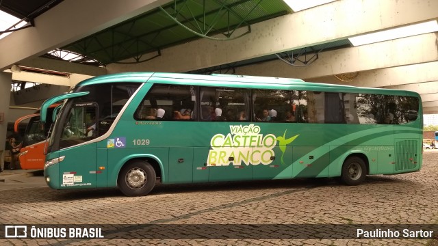 Viação Castelo Branco 1029 na cidade de Joinville, Santa Catarina, Brasil, por Paulinho Sartor. Número da foto: #7752344.