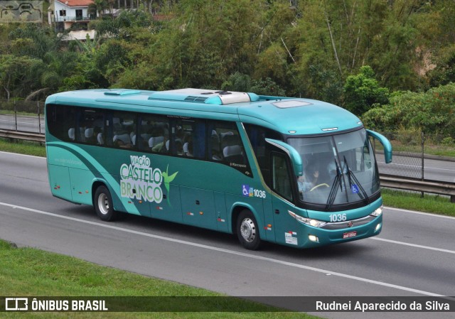 Viação Castelo Branco 1036 na cidade de Santa Isabel, São Paulo, Brasil, por Rudnei Aparecido da Silva. ID da foto: 7752932.