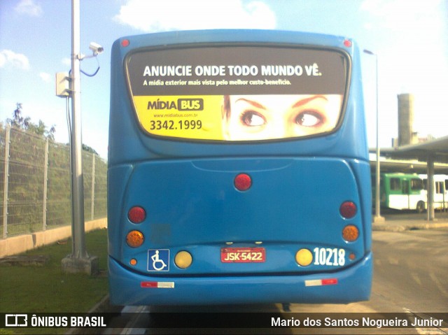 Concessionária Salvador Norte - CSN Transportes 10218 na cidade de Salvador, Bahia, Brasil, por Mario dos Santos Nogueira Junior. Número da foto: #7749581.