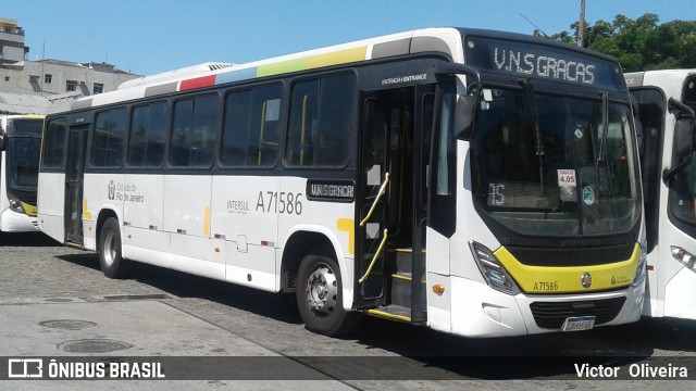 Viação Nossa Senhora das Graças A71586 na cidade de Rio de Janeiro, Rio de Janeiro, Brasil, por Victor  Oliveira. Número da foto: #7750232.