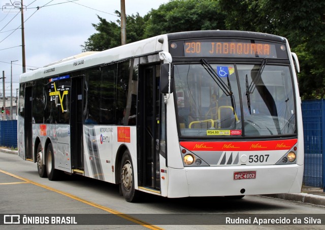 Metra - Sistema Metropolitano de Transporte 5307 na cidade de São Paulo, São Paulo, Brasil, por Rudnei Aparecido da Silva. ID da foto: 7752785.