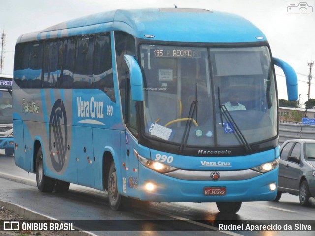 Expresso Vera Cruz 990 na cidade de Recife, Pernambuco, Brasil, por Rudnei Aparecido da Silva. Número da foto: #7757081.