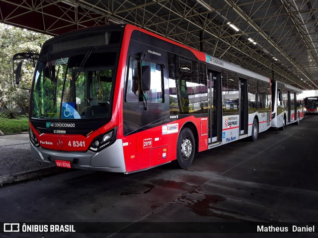 Express Transportes Urbanos Ltda 4 8341 na cidade de São Paulo, São Paulo, Brasil, por Matheus  Daniel. Número da foto: #7754709.