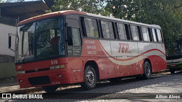 TEP Transporte 570 na cidade de Belo Horizonte, Minas Gerais, Brasil, por Ailton Alves. ID da foto: 7757342.