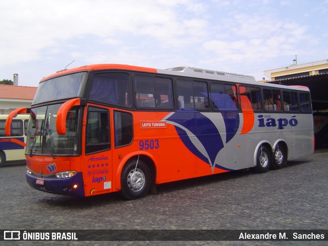 Viação Santana Iapó 9503 na cidade de Ponta Grossa, Paraná, Brasil, por Alexandre M.  Sanches. Número da foto: #7755561.