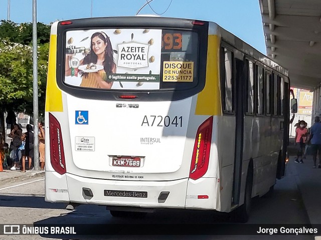 Transurb A72041 na cidade de Rio de Janeiro, Rio de Janeiro, Brasil, por Jorge Gonçalves. ID da foto: 7755202.