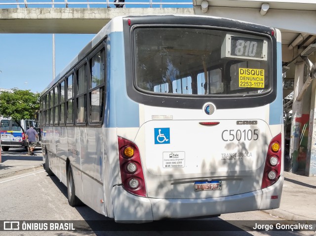 Tijuquinha - Auto Viação Tijuca C50105 na cidade de Rio de Janeiro, Rio de Janeiro, Brasil, por Jorge Gonçalves. Número da foto: #7755217.