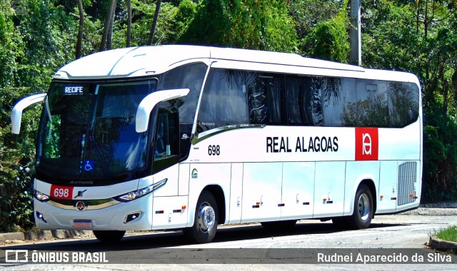 Real Alagoas de Viação 698 na cidade de Recife, Pernambuco, Brasil, por Rudnei Aparecido da Silva. Número da foto: #7754561.