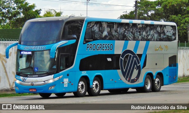 Auto Viação Progresso 6024 na cidade de Recife, Pernambuco, Brasil, por Rudnei Aparecido da Silva. Número da foto: #7754603.