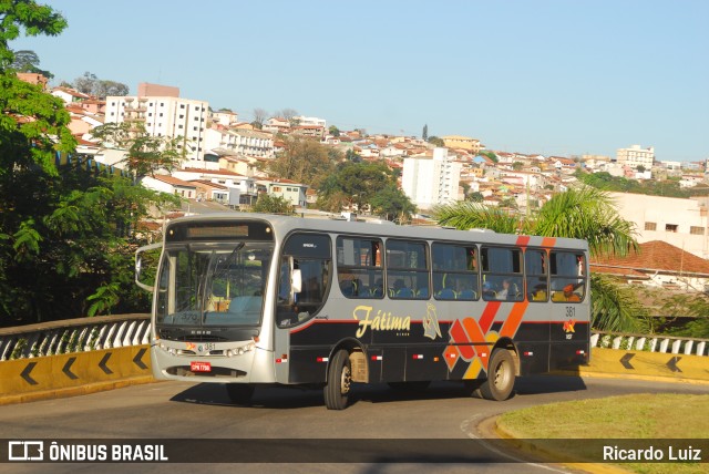 Nossa Senhora de Fátima Auto Ônibus 381 na cidade de Bragança Paulista, São Paulo, Brasil, por Ricardo Luiz. ID da foto: 7754230.