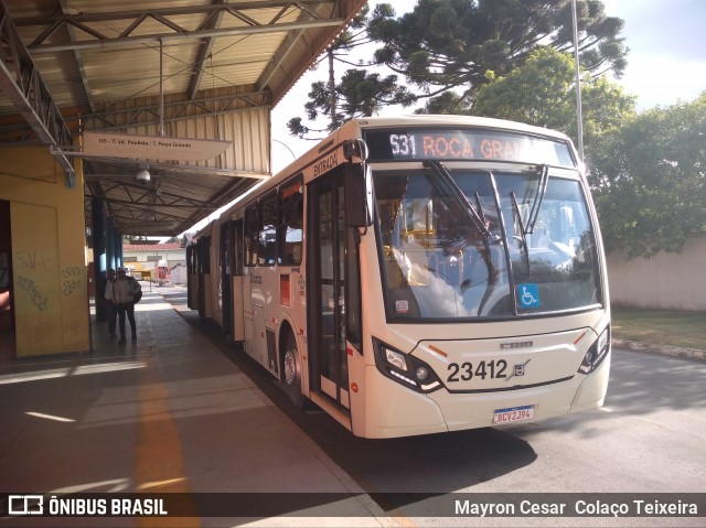 Viação Colombo 23412 na cidade de Colombo, Paraná, Brasil, por Mayron Cesar  Colaço Teixeira. ID da foto: 7753409.