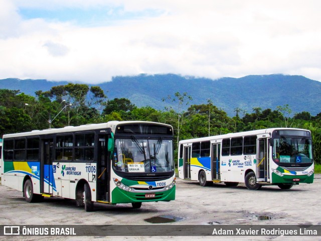 Viação Bertioga 11006 na cidade de Bertioga, São Paulo, Brasil, por Adam Xavier Rodrigues Lima. Número da foto: #7756629.
