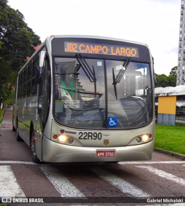 Empresa de Ônibus Campo Largo 22R90 na cidade de Curitiba, Paraná, Brasil, por Gabriel Michalski. ID da foto: 7754312.