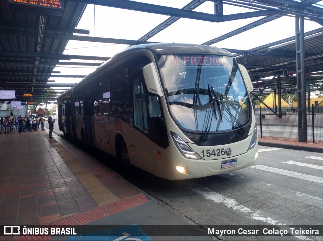 Leblon Transporte de Passageiros 15426 na cidade de Curitiba, Paraná, Brasil, por Mayron Cesar  Colaço Teixeira. ID da foto: 7757304.