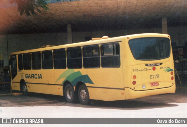 Viação Garcia 6778 na cidade de Paranavaí, Paraná, Brasil, por Osvaldo Born. ID da foto: 7757121.