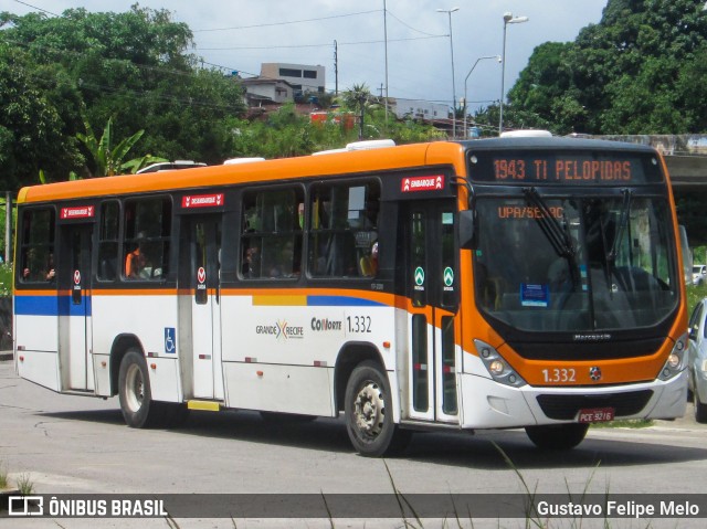 Cidade Alta Transportes 1.332 na cidade de Paulista, Pernambuco, Brasil, por Gustavo Felipe Melo. Número da foto: #7754812.