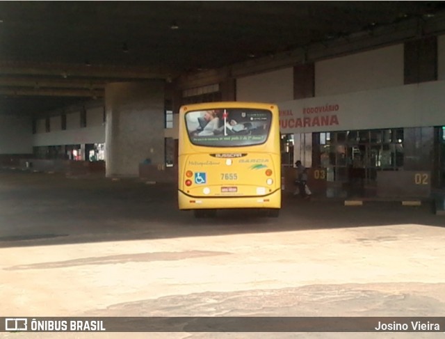 Viação Garcia 7655 na cidade de Apucarana, Paraná, Brasil, por Josino Vieira. ID da foto: 7753671.