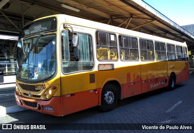 Milênio Transportes 40303 na cidade de Belo Horizonte, Minas Gerais, Brasil, por Vicente de Paulo Alves. ID da foto: 7755409.