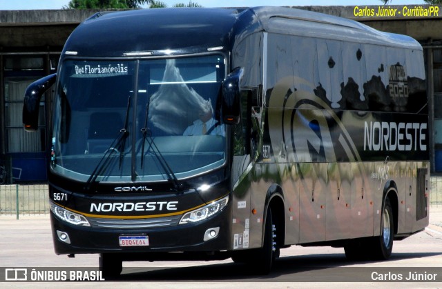 Expresso Nordeste 5671 na cidade de Curitiba, Paraná, Brasil, por Carlos Júnior. Número da foto: #7756303.