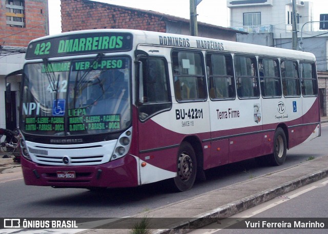 Transportes Canadá BU-42201 na cidade de Belém, Pará, Brasil, por Yuri Ferreira Marinho. ID da foto: 7753445.