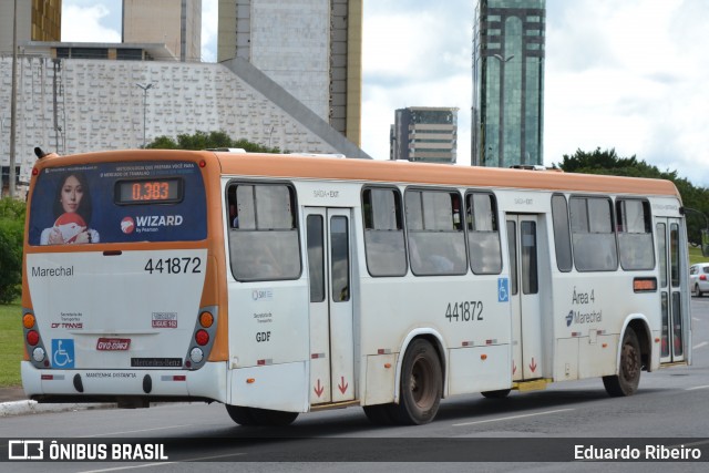 Auto Viação Marechal Brasília 441872 na cidade de Brasília, Distrito Federal, Brasil, por Eduardo Ribeiro. Número da foto: #7759964.