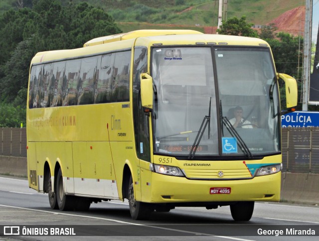 Viação Itapemirim 9551 na cidade de Aparecida, São Paulo, Brasil, por George Miranda. Número da foto: #7758679.
