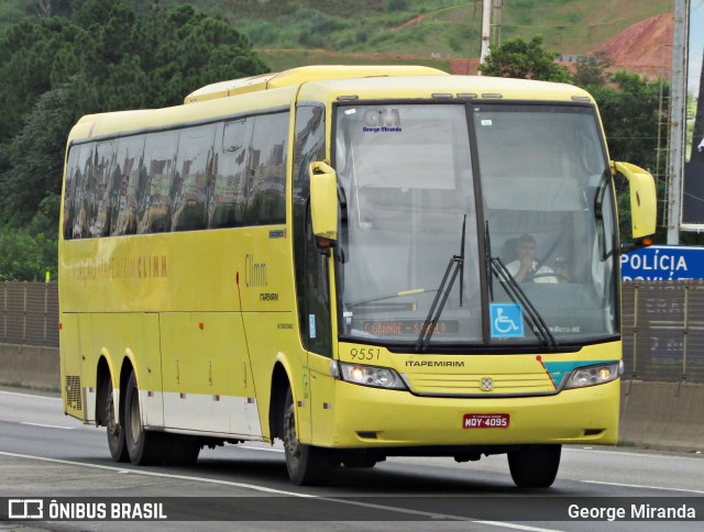 Viação Itapemirim 9551 na cidade de Aparecida, São Paulo, Brasil, por George Miranda. ID da foto: 7758679.