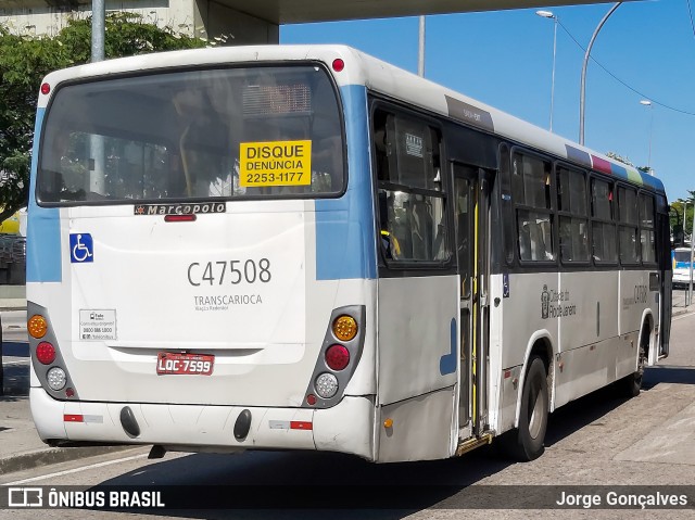 Viação Redentor C47508 na cidade de Rio de Janeiro, Rio de Janeiro, Brasil, por Jorge Gonçalves. Número da foto: #7758791.