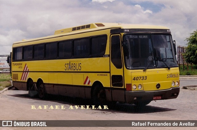 Viação Itapemirim 40733 na cidade de Vitória da Conquista, Bahia, Brasil, por Rafael Fernandes de Avellar. ID da foto: 7758437.