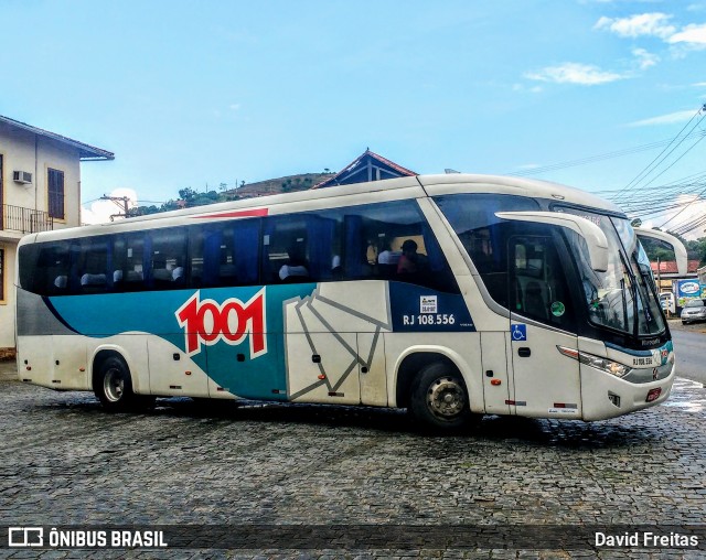 Auto Viação 1001 RJ 108.556 na cidade de Macuco, Rio de Janeiro, Brasil, por David Freitas. ID da foto: 7757742.