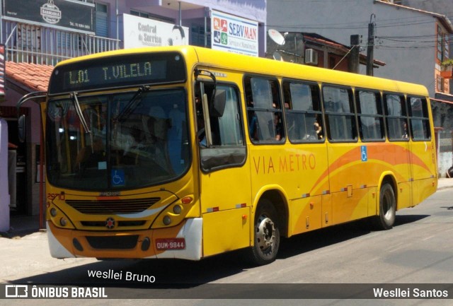 Via Metro Transportes Urbanos 2970 na cidade de Ilhéus, Bahia, Brasil, por Wesllei Santos. ID da foto: 7759075.