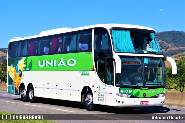 Empresa União de Transportes 4179 na cidade de Roseira, São Paulo, Brasil, por Adriano Duarte. ID da foto: 7760472.