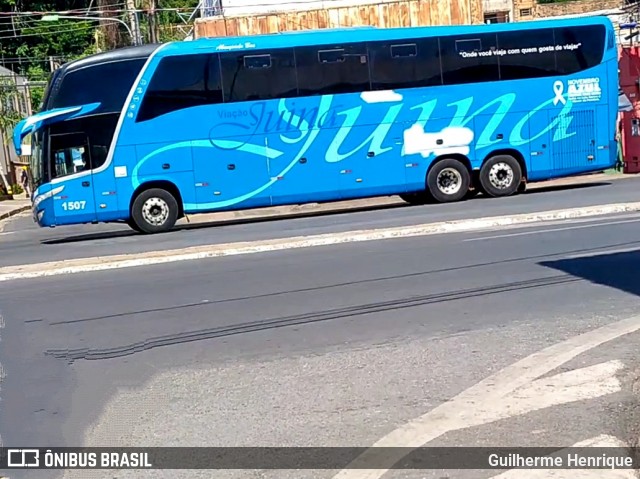 Viação Juína 1507 na cidade de Cuiabá, Mato Grosso, Brasil, por Guilherme Henrique. ID da foto: 7759536.