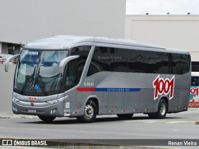 Auto Viação 1001 RJ 108.152 na cidade de Rio de Janeiro, Rio de Janeiro, Brasil, por Renan Vieira. Número da foto: #7762291.