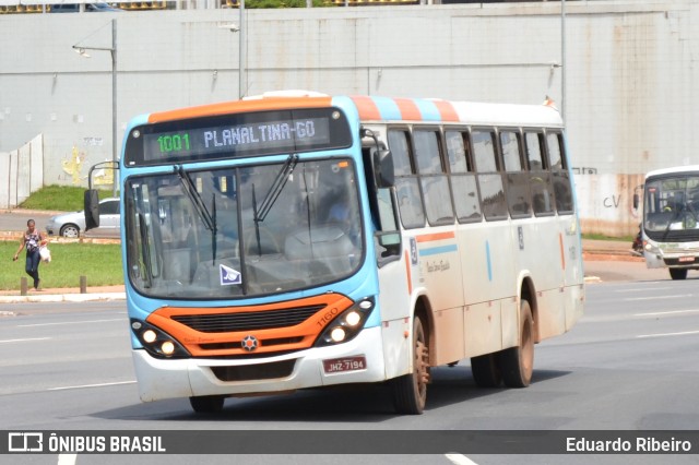 VEB - Viação Expresso Brasília 1160 na cidade de Brasília, Distrito Federal, Brasil, por Eduardo Ribeiro. ID da foto: 7762907.