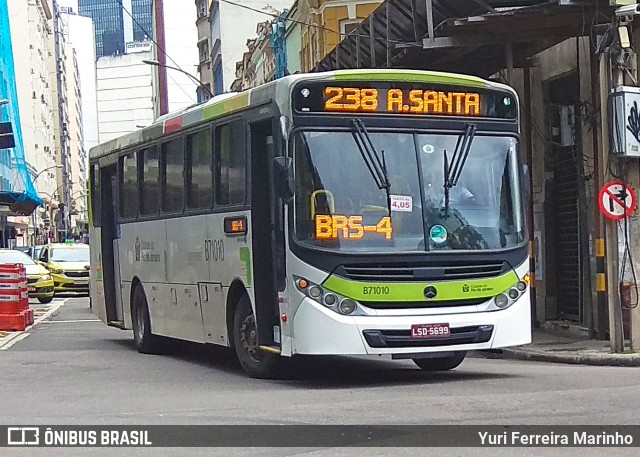 Viação Verdun B71010 na cidade de Rio de Janeiro, Rio de Janeiro, Brasil, por Yuri Ferreira Marinho. ID da foto: 7764379.