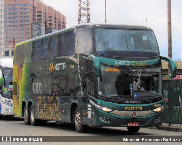 Viação Motta 19002 na cidade de São Paulo, São Paulo, Brasil, por Moaccir  Francisco Barboza. Número da foto: #7761478.