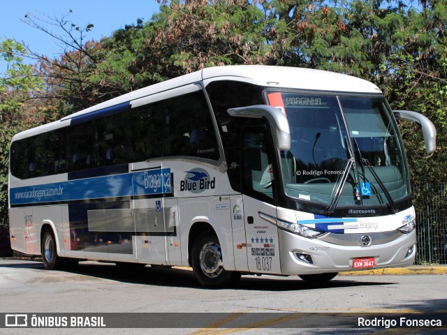 Auto Viação Bragança 18.037 na cidade de São Paulo, São Paulo, Brasil, por Rodrigo Fonseca. Número da foto: #7763341.