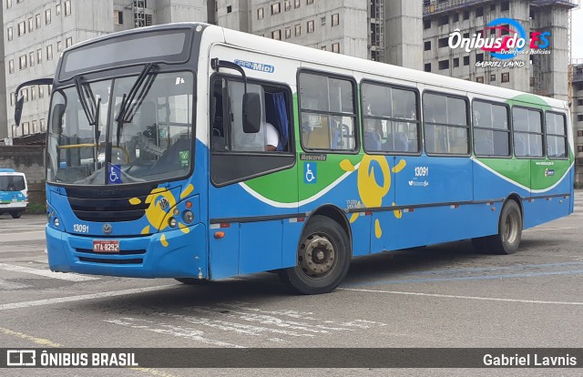 Vereda Transporte Ltda. 13091 na cidade de Vila Velha, Espírito Santo, Brasil, por Gabriel Lavnis. ID da foto: 7762939.