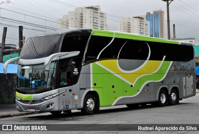 Brasil Sul Linhas Rodoviárias 3315 na cidade de São Paulo, São Paulo, Brasil, por Rudnei Aparecido da Silva. Número da foto: #7761113.