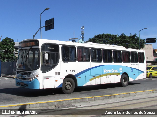 Auto Viação Vera Cruz - Belford Roxo RJ 112.262 na cidade de Rio de Janeiro, Rio de Janeiro, Brasil, por André Luiz Gomes de Souza. Número da foto: #7764145.