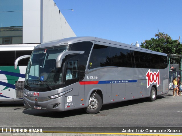 Auto Viação 1001 RJ 108.1110 na cidade de Rio de Janeiro, Rio de Janeiro, Brasil, por André Luiz Gomes de Souza. Número da foto: #7764035.