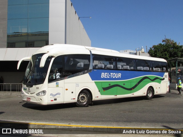 Bel-Tour Transportes e Turismo 380 na cidade de Rio de Janeiro, Rio de Janeiro, Brasil, por André Luiz Gomes de Souza. ID da foto: 7762941.