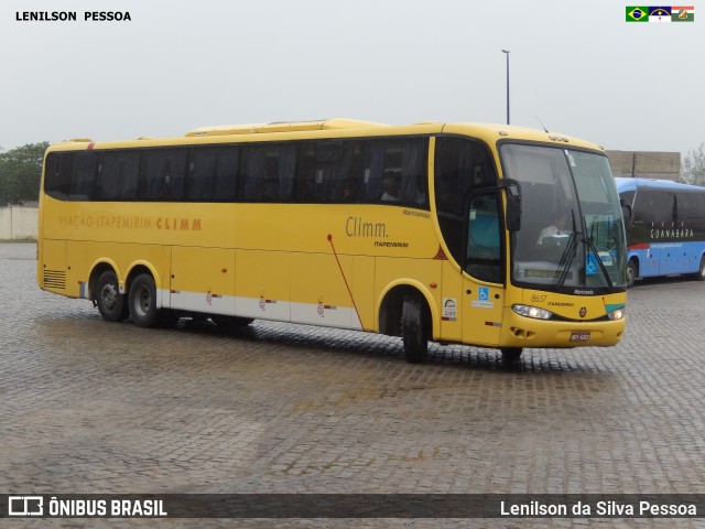 Viação Itapemirim 8657 na cidade de Caruaru, Pernambuco, Brasil, por Lenilson da Silva Pessoa. Número da foto: #7764357.